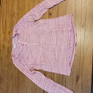 Red and white Columbia top